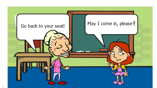 First day in classroom<br />
