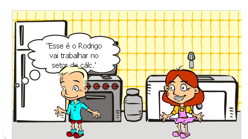 Certo dia de Sol, Mari estava na Cozinha do Escritório em que trabalhava, quando de repente escuta uma voz apresentando um novo rapaz no escritório ..''Rodrigo''