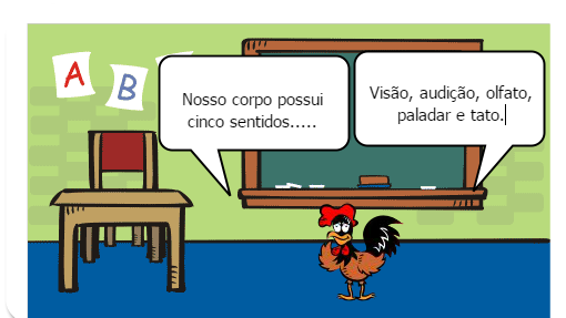 Uma forma divertida de aprender sobre um dos sentidos do corpo humano: a visão.