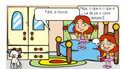 Palhaçadas de crianças que levam a risada ir e vir aos leitores.
