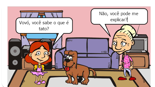 Uma divertida história sobre o tato!
