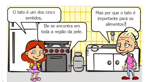 Uma divertida história sobre o tato!
