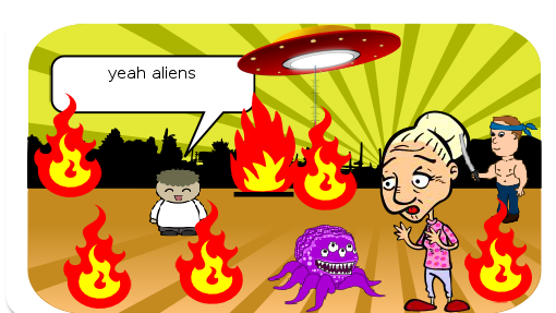 os aliens chegaram
