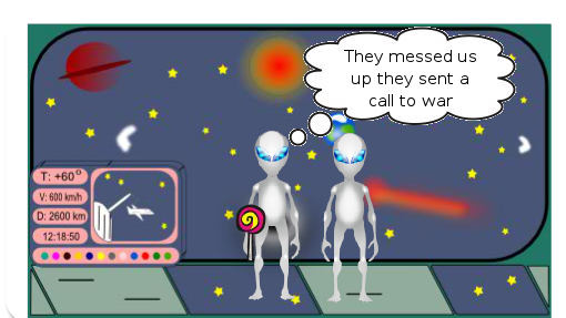 It's a story of science fiction