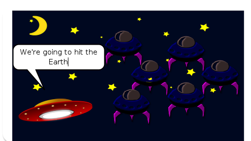 It is a fictional story 