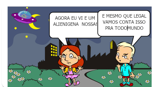 FALAS9BREUM GRUPODE GAROTOS QUE VIU UM ALIENIGENA