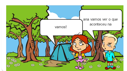 Duas crianças vão a floresta e descobrem uma nave alienigena e vão ver o que tem dentro