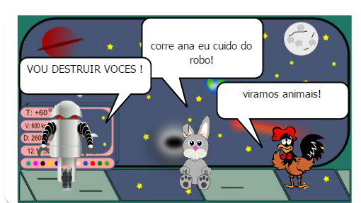 Duas crianças vão a floresta e descobrem uma nave alienigena e vão ver o que tem dentro