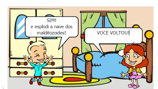 Duas crianças vão a floresta e descobrem uma nave alienigena e vão ver o que tem dentro