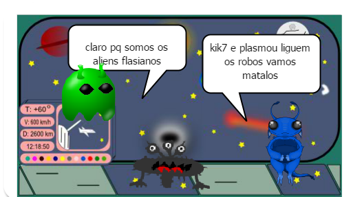 Duas crianças vão a floresta e descobrem uma nave alienigena e vão ver o que tem dentro