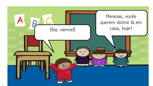 Uma menina convida suas amigas para dormir na sua casa, mas não deu muito certo.
Descubra o que aconteceu lendo o gibi