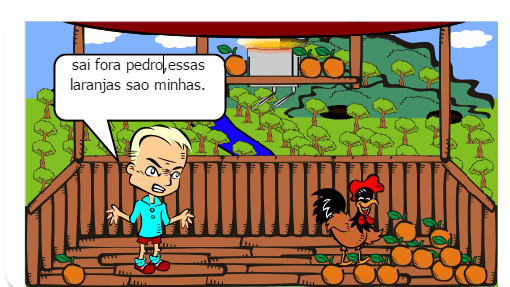 Jailson sai passear,e no caminho ele para numa barraca para tomar suco de laranja e relaxar.