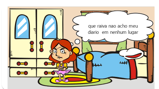 é uma criança  que escreve tudo o que acontece no seu dia a dia no seu diario