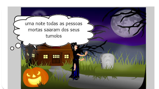 era uma vez uma casa mal assombrada,cheios de bichos assustadores tinha aranhas,morcegos e fantasmas