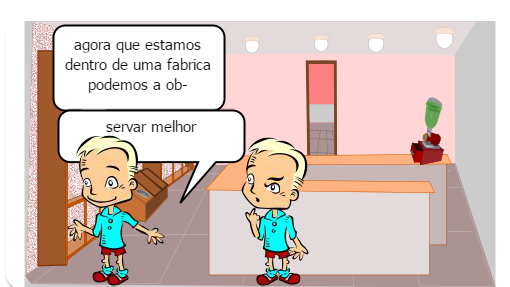 É UMA HISTÓRIA DE UMA FABRICA QUE CRIA VIDA PRÓPRIA