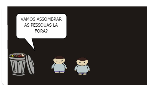        A HISTORIA FALA SOBRE DOIS FANTASMAS<br />
QUE  CONHECERAM UM GURI E ELES   VIRARAM GENTE DO BEM E NUNCA FIZERAM MAL A NINGUEM .