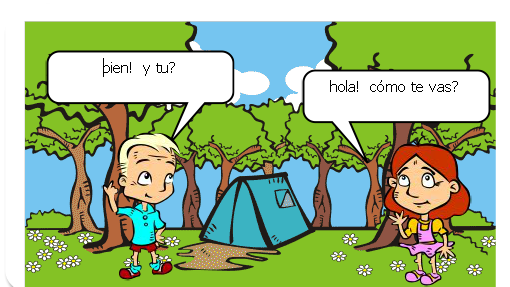 aqui vou apresentar saldasoes cumprimentos e depedidas