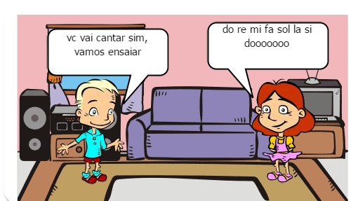 a menina que tinha medo de se apresentar em publico<br />
