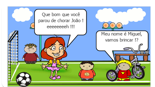 Representa a fase de adaptação das crianças nessa nova jornada e experiencias no ambiente escolar 