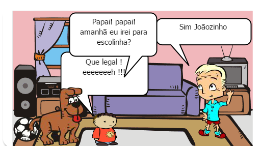 Representa a fase de adaptação das crianças nessa nova jornada e experiencias no ambiente escolar 