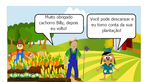 Billy é um cachorro que adora pregar peças em seus amigos. Gosta de se dar bem na vida!