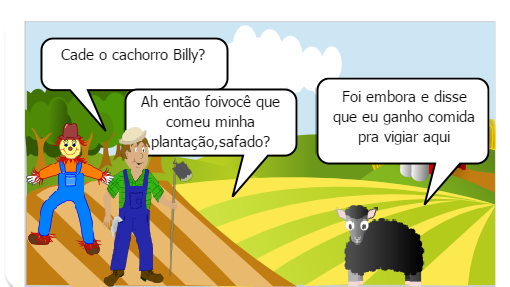 Billy é um cachorro que adora pregar peças em seus amigos. Gosta de se dar bem na vida!