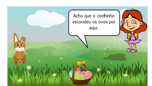 Ansiedade total para que o coelho venha logo trazer os vos de páscoa