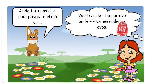 Ansiedade total para que o coelho venha logo trazer os vos de páscoa