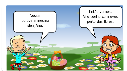 Ansiedade total para que o coelho venha logo trazer os vos de páscoa