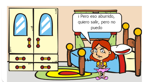 Sarita esta doente e por isso não pode sair de casa. Então sua amiga resolve fazer-lhe uma visita...