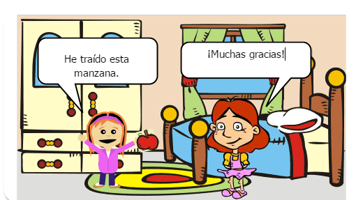 Sarita esta doente e por isso não pode sair de casa. Então sua amiga resolve fazer-lhe uma visita...