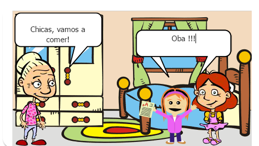 Sarita esta doente e por isso não pode sair de casa. Então sua amiga resolve fazer-lhe uma visita...