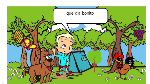 O acampamento