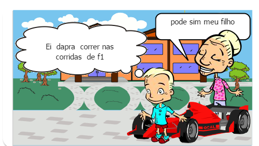 o acampamento  