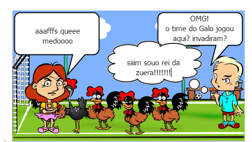 menino  maluco pensando que e uma banana poderosa