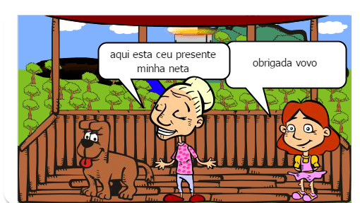 era uma vez uma menina que estava de aniversario