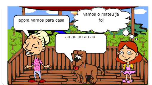 era uma vez uma menina que estava de aniversario