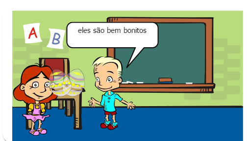               Um dia duas pessoas estavam em um acampamento e viram dois ovos nas flores.depois nasceram um coelho de cada ovo.