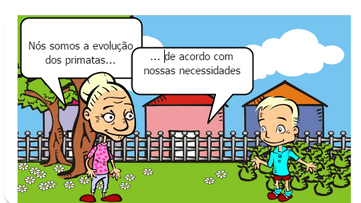 Iremos retratar neste trabalho a evolução humana, desde o início até os dias de hoje.