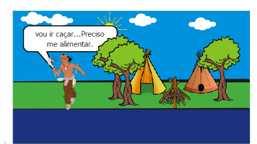 Esse gibi vai falar sobre a pré-historia...