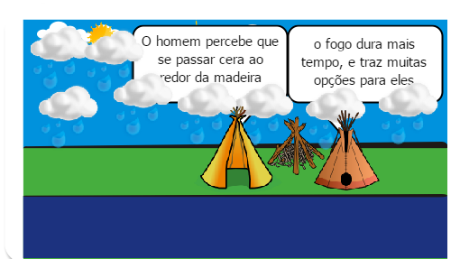 Esse gibi vai falar sobre a pré-historia...