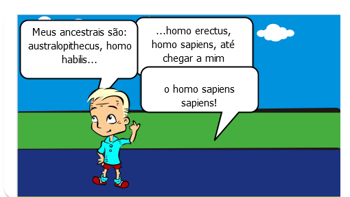 Nosso trabalho irá tratar da evolução humana.