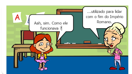O feudalismo foi a forma de lidar com o fim do Império Romano.