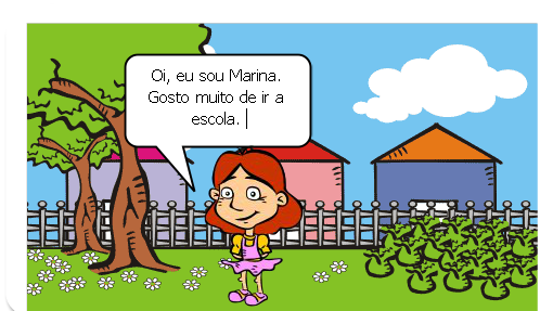 Conta a história de uma escola bem legal.