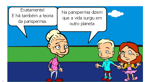 evolucionismo, panspermia e criacionismo