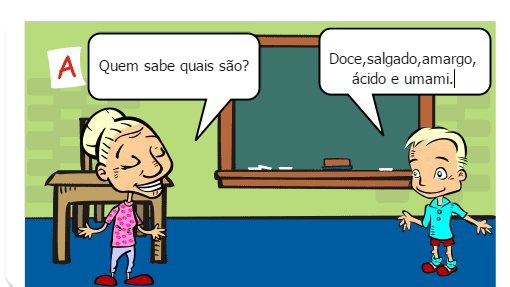 Na sala de aula

