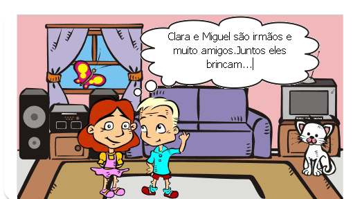 História sobre duas crianças e suas aventuras e alegrias.