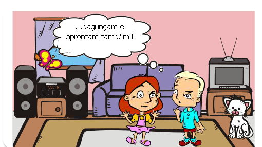 História sobre duas crianças e suas aventuras e alegrias.