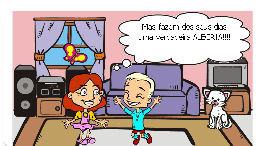 História sobre duas crianças e suas aventuras e alegrias.