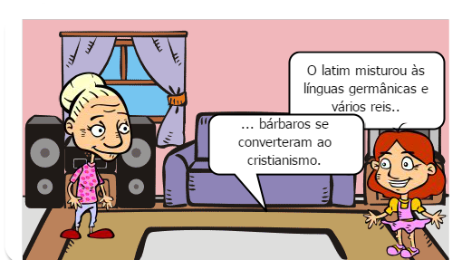 O feudalismo foi um sistema de organização política usado para organizar a região no fim do Império Romano.